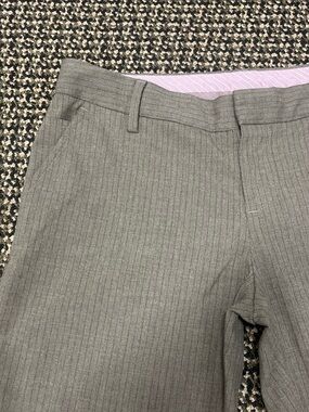 GAP brown Ankle Pants with Pink Waistband Detail